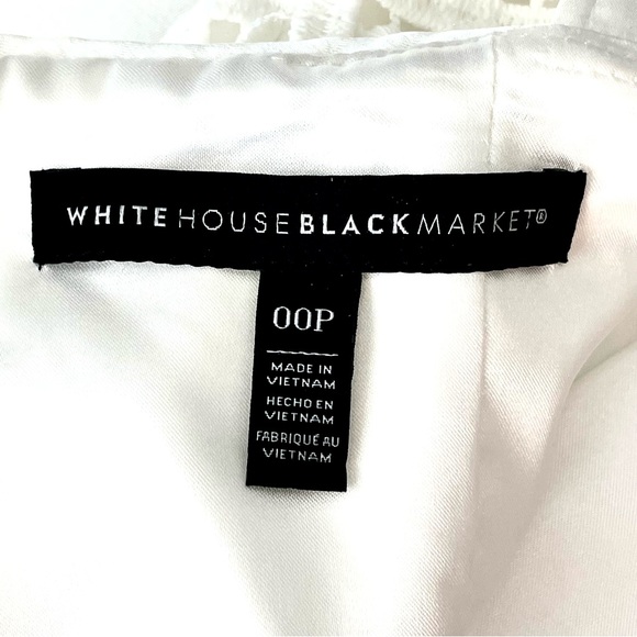WHBM WHITE LACE SHEATH XXS DRESS - Picture 3 of 10